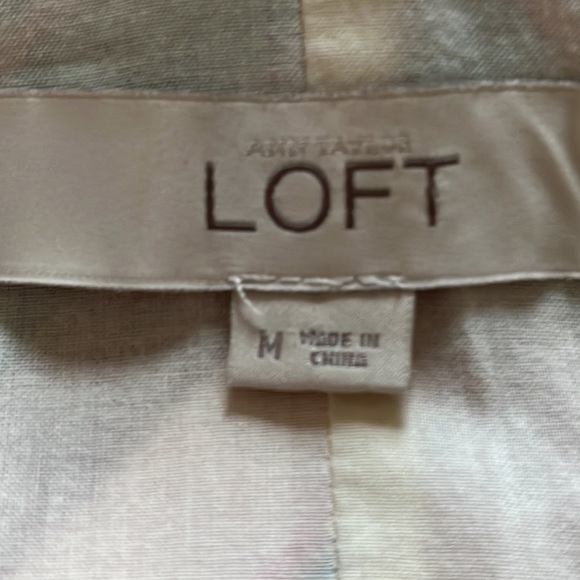 🔥SALE🔥 Loft Ann Taylor striped spaghetti straps lined maxi dress size M - Picture 6 of 7